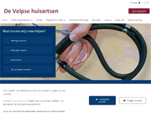 Tablet Screenshot of huisartsenvelp.nl
